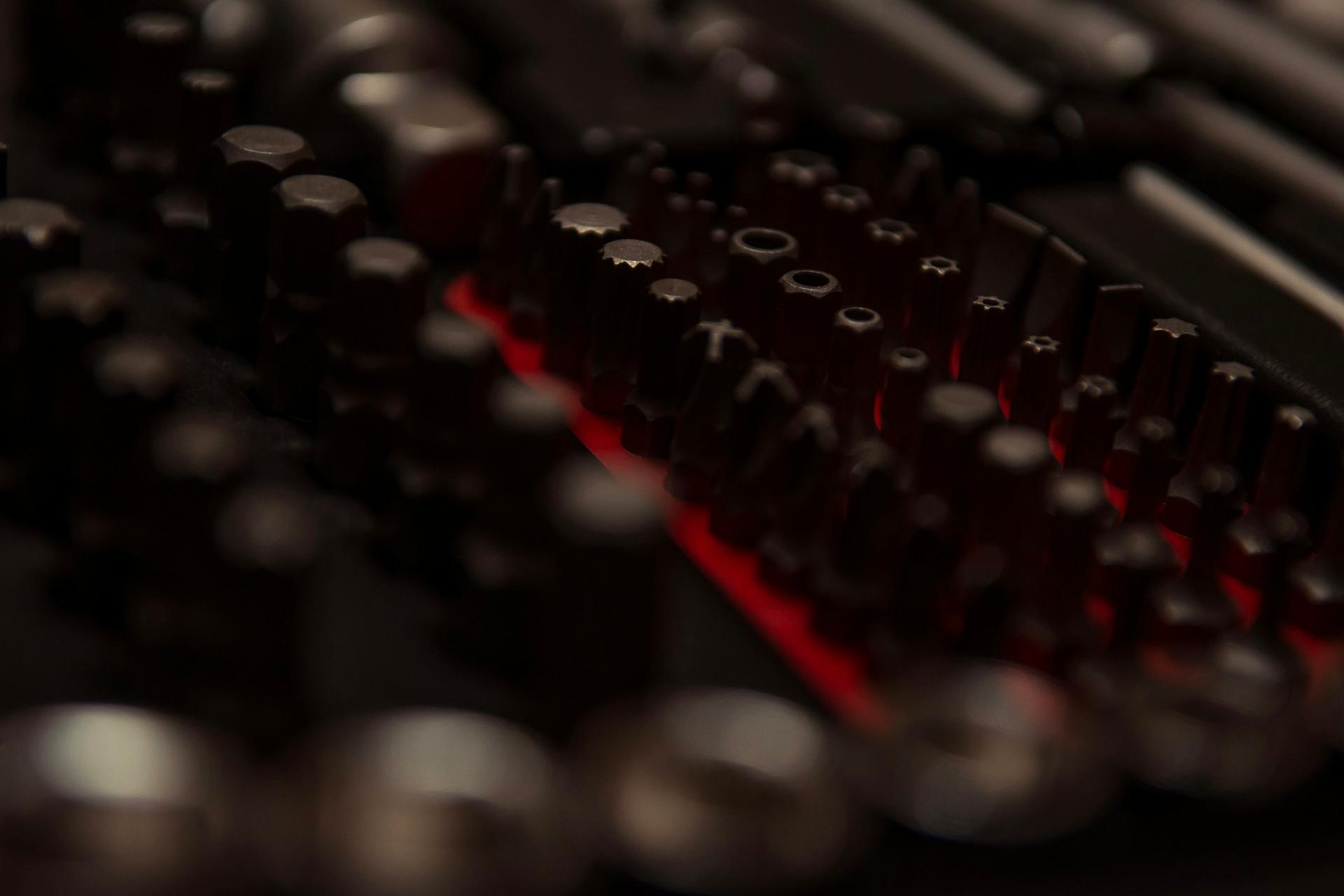A typewriter representing screenplay dialogue